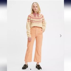 Levi's Math Club Flare Corduroy Trousers Size 28